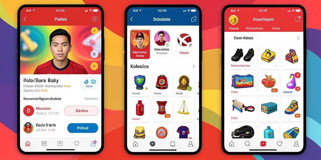 Interaksi sosial melalui fitur chat yang menyenangkan.