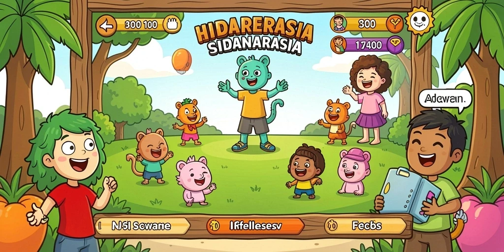 Fitur multiplayer yang memungkinkan interaksi antar pemain.