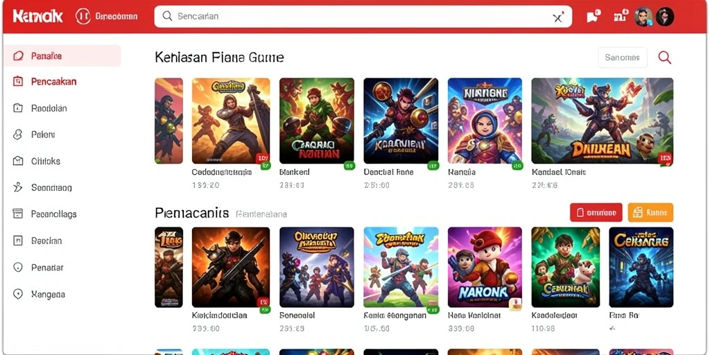 Berbagai pilihan permainan togel yang tersedia.