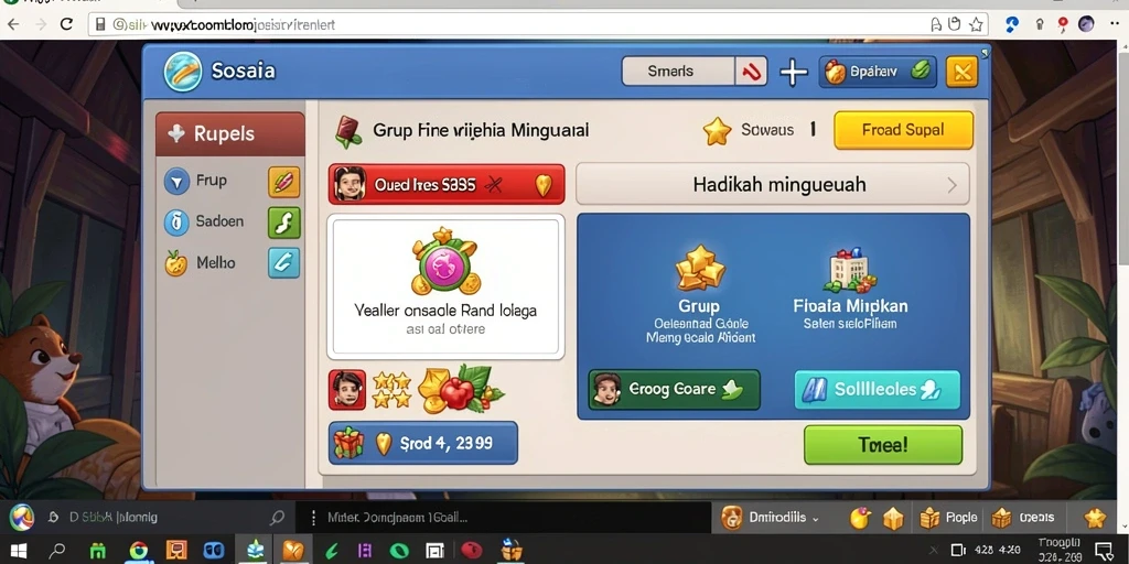 Screenshot menampilkan fitur bonus yang menarik.
