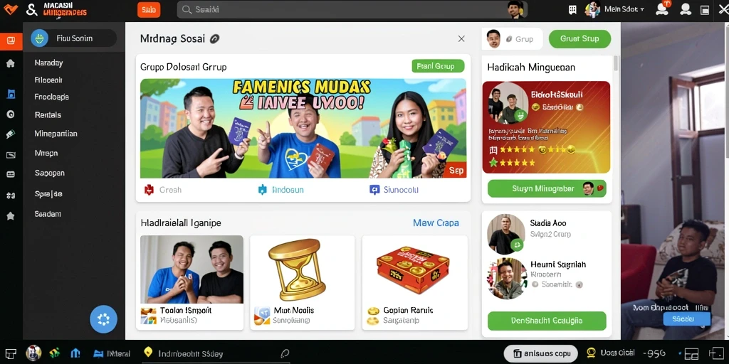 Komunitas aktif yang membuat permainan lebih seru.
